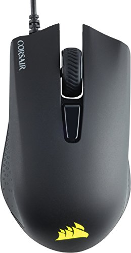 Corsair Harpoon RGB - Rat  n   ptico para Juegos  Retroiluminaci  n RGB Multicolore  6000 dpi  con Cable   Negro