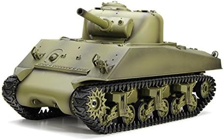 ADAALEN Heng Long 3898-1 2.4G 1/16 US Sherman M4A3 Tank Radio Control Battle Tank