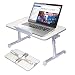 Produktbild Laptop Bett Tablett Tisch, Laptoptisch fürs Bett Sofa höhenverstellbar faltbar Lepdesks Laptopständer Betttisch Frühstücktisch Notebookständer Pflegetisch Notebook Tisch Couch Laptop Tablett Ständer
