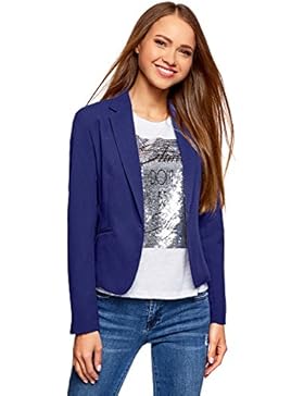 oodji Ultra Damen Taillierter Blazer Basic