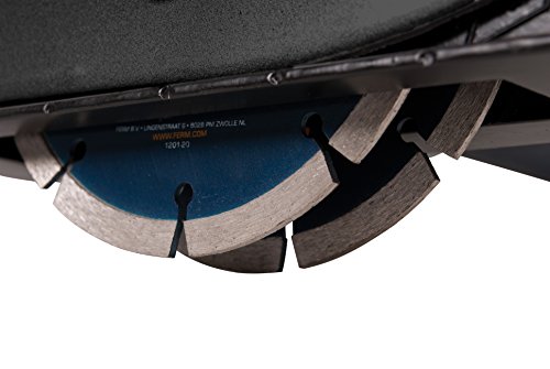 FERM WSM1009 Mauernutfräse Schlitzfräse 1700W – 2 Diamantscheiben 125mm – Laserfürhrung – Staubabsaugungsadapter – Koffer - 7