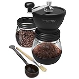 molino cafe krups DURABLE: en comparación con un sistema de metal, los dientes de cerámica nunca se oxidan, lo que mejora la durabilidad y mantiene la cata de café fresca y natural.