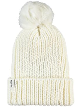 Bench Damen Strickmütze Turn Up Fur Pom Beanie