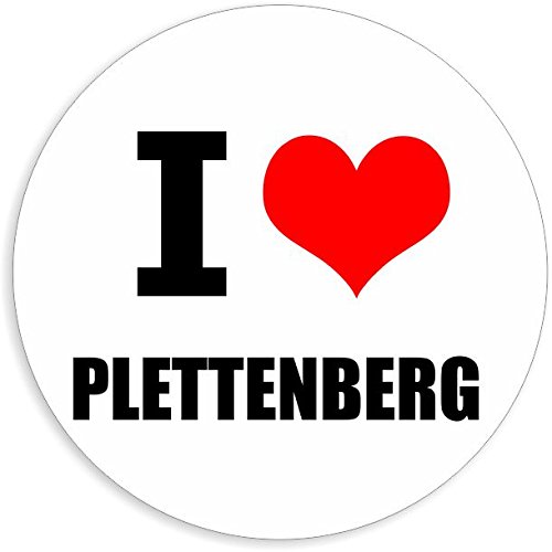 I love Plettenberg in 2 Größen erhältlich Aufkleber mehrfarbig Sticker Decal