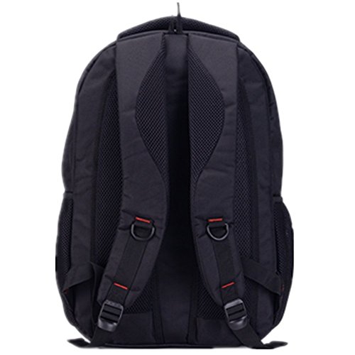 ALS Männer und Frauen Business Laptop Rucksack Wasserdicht Shockproof Computer Tasche Wandern Travel Campus College School Bag Daypack für Macbook, Tabletten und Notizbuch (Schwarz passt 16-Zoll-Laptop) - 3