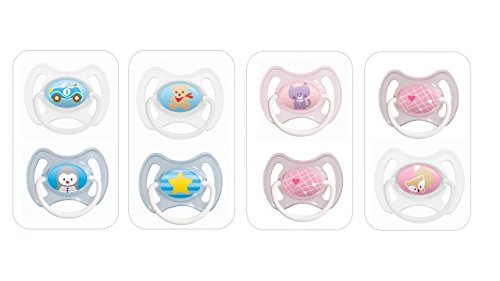 Book's Cover of MAM Sucette Anneau  de 0 à 6 mois  Silicone  Lot de 2  coloris aléatoire
