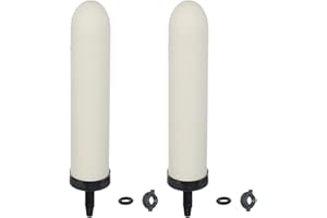 HUINING Filtro ceramico della candela, sistema di filtrazione dell'acqua di gravità, secchio domestico, sistema di filtrazione del refrigeratore