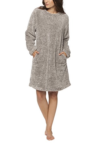 maluuna - Ladies Fleece Dress, Cosy Dress, Fleece Pullover, Lounge Dress, Nightie, Homewear Dress, Fleece Dress, Long Shirt, Oversize Shirt, Oversize Pullover