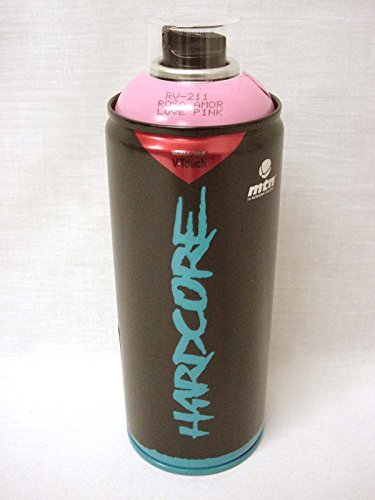 Montana Colors - RV-211 Bote spray pintura grafitti Hardcore 2, color rosa amor