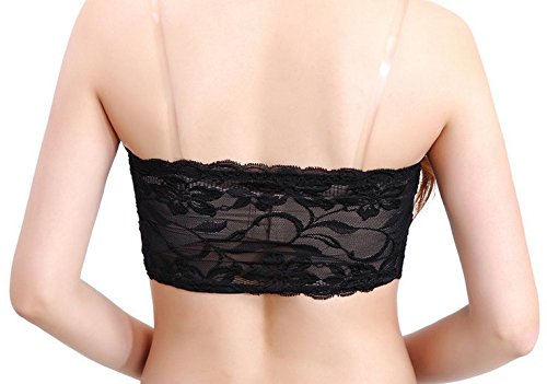 Yeah67886-Vogue-Women-Lady-Seamless-Lace-Boob-Bra-Tube-Bandeau-Top