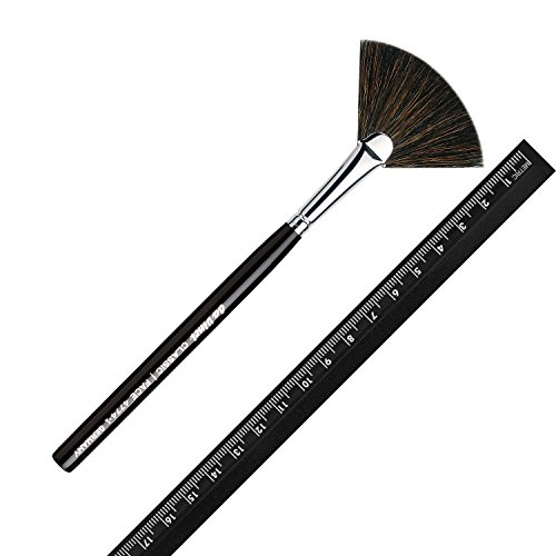 Da Vinci Fächerpinsel / Fächerpinsel Make up / Fächer Pinsel Highlighter / Fan brush Strobing / Fan Pinsel, Echthaar (extrafeines Ziegenhaar), 1er Pack (1 x 1 Stück) - 3