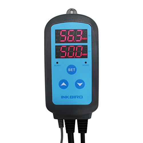 Inkbird IHC-200 Digitale Feuchteregler Luftfeuchte Controller Stecker Relais Luftfeuchtigkeit Regler Steckdose Feuchtigkeitsregler 100-265V - 2