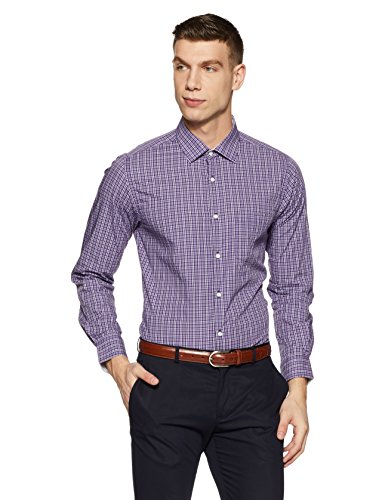 Buy Diverse Men's Checkered Regular Fit 