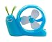 Produktbild Dosige Mini USB Ventilator Mini Handventilator Tragbarer Mini Lüfter für draussen, Büro, Strand und Camping(Blua)