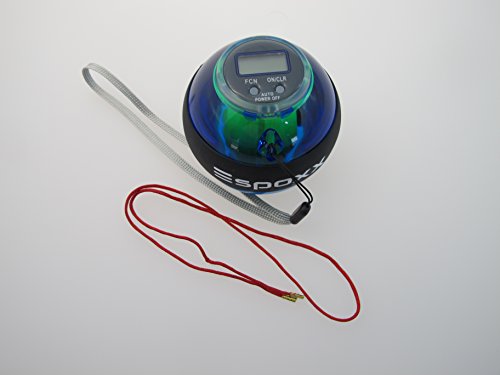 Espoxx wrist ball rotierender Hand und Armtrainer mit elektronischem Counter und leuchtenden LEDs batterielos Gyroskop trainiert die Muskulatur - 4
