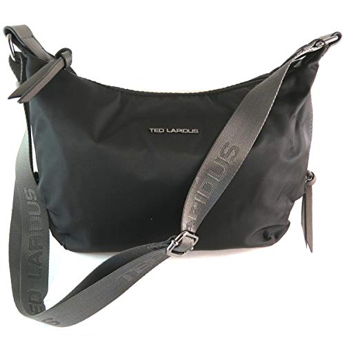 Preisvergleich Produktbild Ted Lapidus [Q2224] - Designer Tasche 'Ted lapidus' schwarz - 30x21x12 cm.