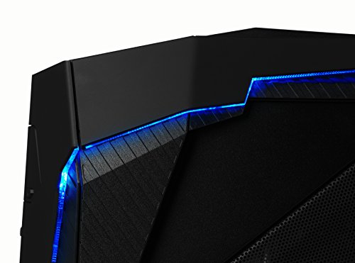 MEDION X5345G ERAZER Desktop PC (Intel Core i7-6700 Prozessor, AMD Radeon RX480 Grafikkarte mit 8 GB GDDR5 Speicher, 512 GB SSD, 1 TB HDD Festplatte, 16 GB DDR4 Arbeitsspeicher, DVD-/CD-Brenner, HDMI-Audio-/Video-Ausgang und 3x DisplayPort, Windows 10 Home) schwarz - 3