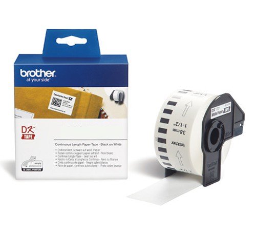 Preisvergleich Produktbild P-Touch QL 720, QL 720NW Brother Etiketten 38 mm x 30, 48 meter, Papier, 1 Endlosetikett, DK Label für Ptouch QL720, QL-720 NW