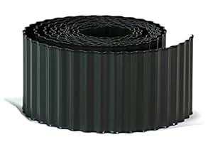 Metall Beeteinfassung Anthrazit 0,15 x 6 m, mit Sicherheitskante