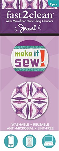 Preisvergleich Produktbild Fast2Clean 2-Piece Jewel Mini Microfiber Static-Cling Cleaners