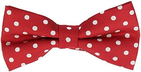 Frederic Thomass Bow Tie Polka Dot Bordeaux 12 x 6 cm