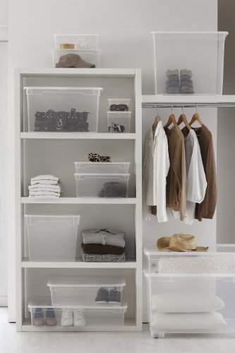 Aufbewahrungsbox „Clear Box Multimedia“ 5 L. von Sundis mit Deckel – QR-Code AppMyBox – 5 L. Volumen – (LxBxH) 26×17.5×15 cm – transparent – stapelbar – Kunststoff/Plastik (PP) – Div. Größen - 3