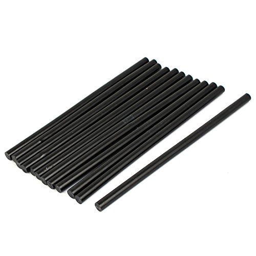 Preisvergleich Produktbild Fash Lady 12 Stück Umwelt Klebestifte Hot Melt Transluzenz Schwarz 11270mm