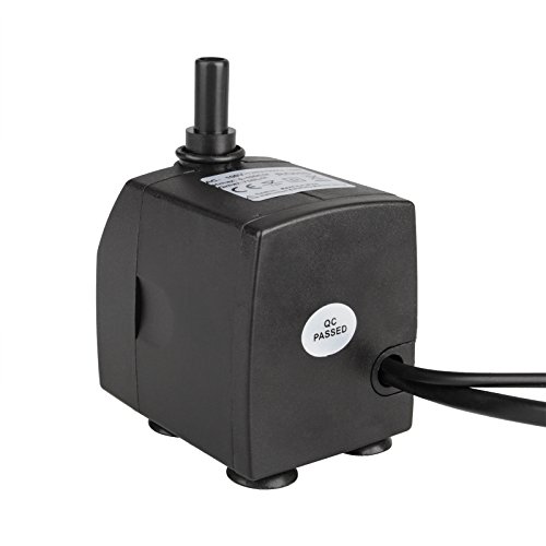 TSSS® 15W Unterwasser Wasserspielpumpe Wasser Pumpen Garten Tauchpumpen Brunnen Gartenteich Springbrunnen Pumpe LED Licht Beleuchtung - 4