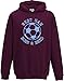 Hat-Trick Designs West Ham United Football Baby/Kids/Childrens Hoodie Sweatshirt-7-8Yrs-Claret-Born & Bred-Unisex Gift