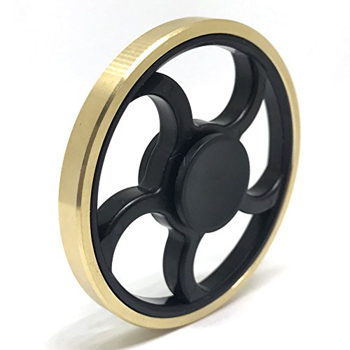 Jawell Fidget Hand Spinner EDC Toy with HighSpeed Spinning Superb Bearing Gold Round Edge Good for Stress Relief and Deep Thought(Rock) Jawell Fidget Hand Spinner EDC Toy with HighSpeed Spinning Superb Bearing Gold Round Edge Good for Stress Relief and Deep Thought(Rock)