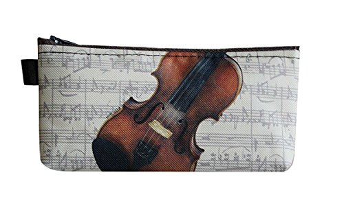 Anne Fuzeau Création Waterproof Nylon Violin Pencil Case Music Gift