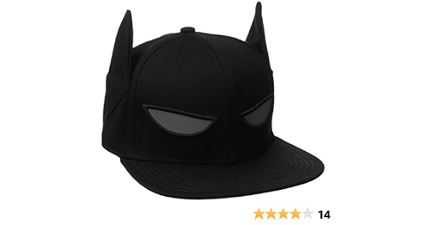 Batman Men's 3D Ear and Reflective Eyes 