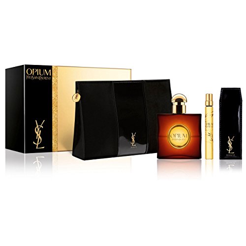 Yves Saint Laurent OPIUM Gift Set 50ml Eau De Toilette, 10ml EDT Travel Spray & Bag