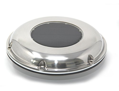 Preisvergleich Produktbild Solarlüfter Ø 220 mm mit Edelstahlgehäuse