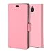 Produktbild OnePlus 3 Hülle - L2W Luxus schlanke PU-lederne Schlag-schützende magnetische Mappen-Abdeckung Hülle für OnePlus 3 mit Einbauschlitz und Standplatz-Eigenschaft (5.5inch) - Rosa