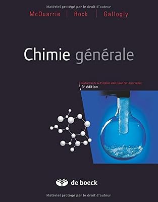 DE BOECK SUP Chimie Generale