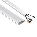 Una manera para ocultar los cables de la televisión es utilizar una canaleta para cables de televisión.