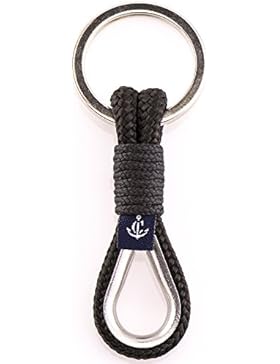 CONSTANTIN NAUTICS Schlüsselanhänger mit Segelkausche Maritim, Hangemacht, das perfekte Geschenk,aus Segeltau...