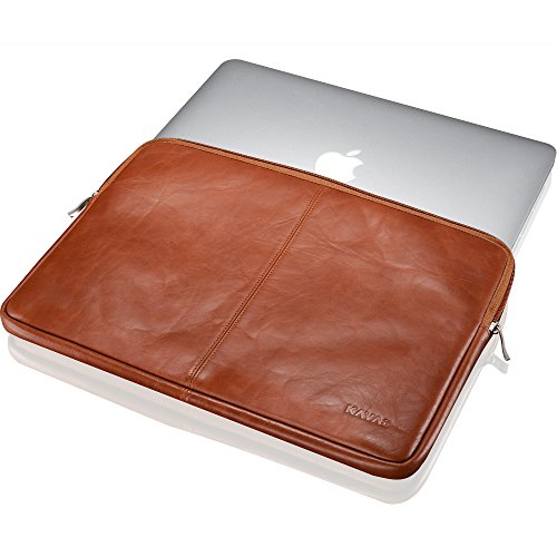 KAVAJ Lederhülle Tasche Sleeve „Sydney“ Für Fas Apple Macbook 12″ (2015/2016) Cognac Braun Aus Echtem Leder. Dünne Tasche Als Edles Zubehör Für Das Neue Macbook 12 Zoll. - 7