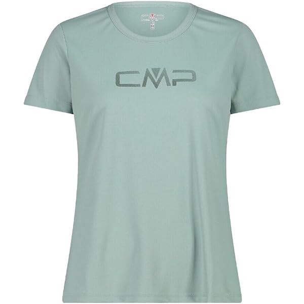CMP Damen T-Shirt Mit Logo-Print – Elastisches Basic-Shirt Für Outdoor & Freizeit