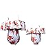 Produktbild Swallowuk Mode Eltern Kinder Bademode Blumendruck Mutter Mädchen Badeanzug Beachwear Familie Kleidung (104, Orange)