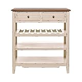 PRAKTISCH: Einrichtungs-Statement und praktischer Helfer in einem. Der Beistelltisch ist überall zur Stelle, wo Sie eine Küchenhilfe oder Servicekraft brauchen. Als Arbeitsfläche in der Küche, zusätzlichen Stauraum oder Anbau zum gedeckten Tisch.