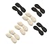 Produktbild DenadaDance 6 Paare Fersenhalter Fersenpolster Pads Ferse Schuheinlagen für Besseren Schuh Passend und Komfort, Schwarz und Beigefarbig. Verbessere Schuh Fit & Komfort.