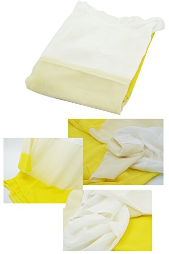 Lässige Sommer-Kleider-Damen Chiffon Shift halbe Ärmel Kleid M - 6