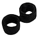 NALATI Fashion Hair Styling Disk Hair Donut Former Foam French Twist Magic DIY Tool Bun Maker(Black)