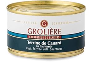 Foie Gras Grolière Terrine de Canard au Sauternes 1 Unité 130 g