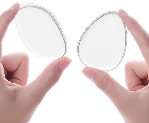 Silicone Makeup Sponge [2 pack] - Beauty Blending Sponges Makeup Blender Foundation Face Cosmetic Powder Puff [Clear]- Flawless Application of Liquid Concealer BB Cream Makeup Tool with Case