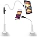 Produktbild Gifort Schwanenhals Halterung Halter 360 ° Drehen Einstellbare faltbar Halter für 4-10.6 Zoll Großbild Telefon/Tablet iPad Android/IOS Device (Weiß)
