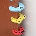 Vktech 10pcs Set Child Safety Cartoon Door Card Baby Door Stopper Clip Security