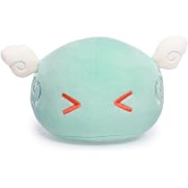 Genshin Impact Slime Plüschtier 40 Cm – Weiches Kuscheltier & Kissen, Waschbar, Aus Plüsch & PP-Baumwolle